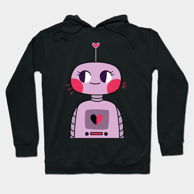 Miss Valentine Robot Hoodie by Megadorim